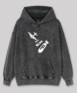Funny - Dropping F Bombs Washed Hoodie