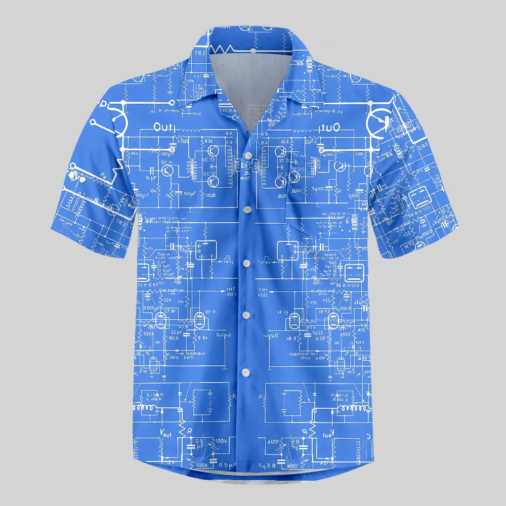 Physical Circuit Diagram Button Up Pocket Shirt - Image 2