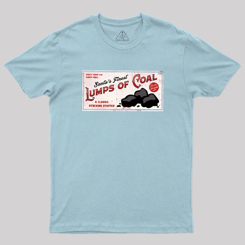 Santa's Coal Vintage Ad Geek T-Shirt - Image 10