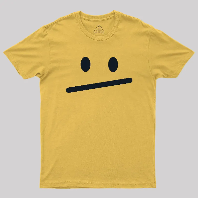 Meh Face Geek T-Shirt - Image 8