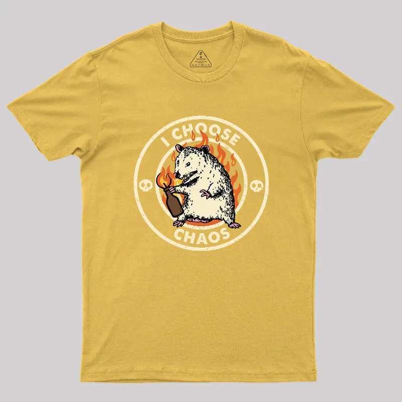 I Choose Chaos Geek T-Shirt - Image 7