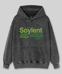 Alternative view of Soylent Green Washed Hoodie
