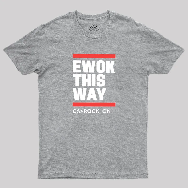 Ewok This Way Geek T-Shirt - Image 4