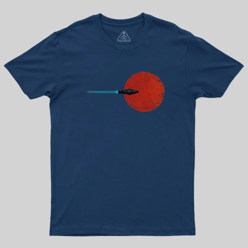 Flight Over Mars Geek T-Shirt - Image 2