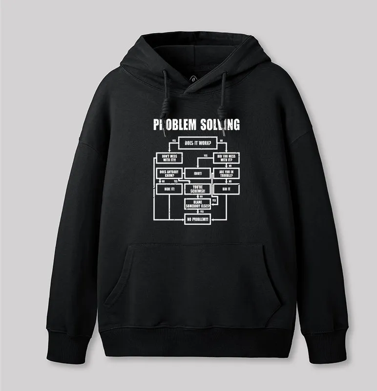 Men Problem Solving Geek Hoodie