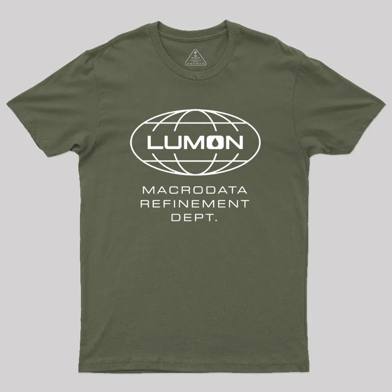 Lumon Macrodata Refinement Dept Geek T-Shirt - Image 3