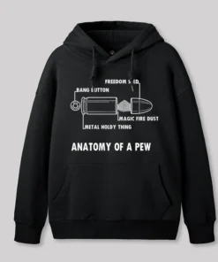 ANATOMY OF A PEW Geek Hoodie