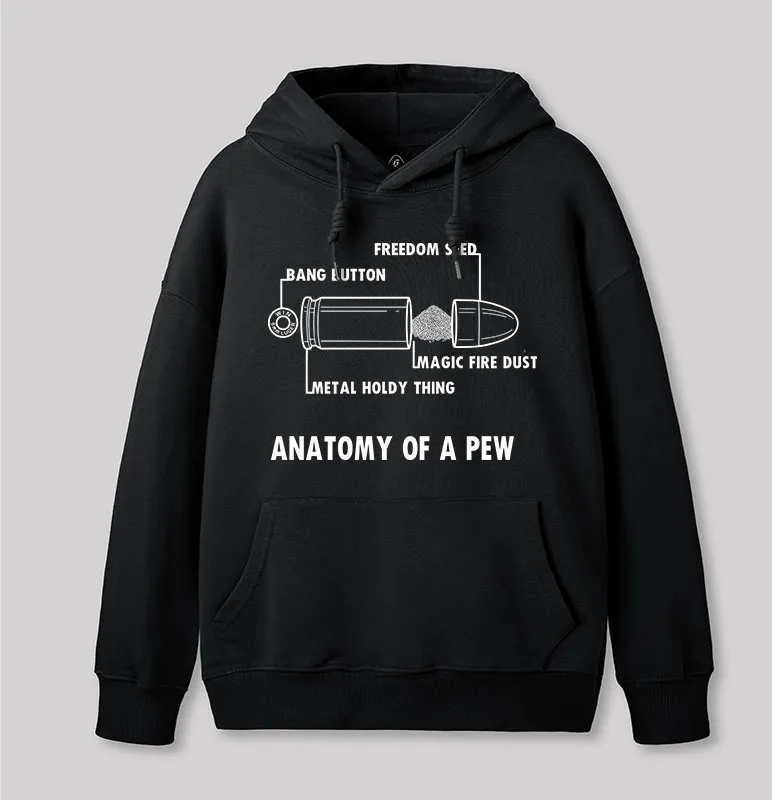 ANATOMY OF A PEW Geek Hoodie