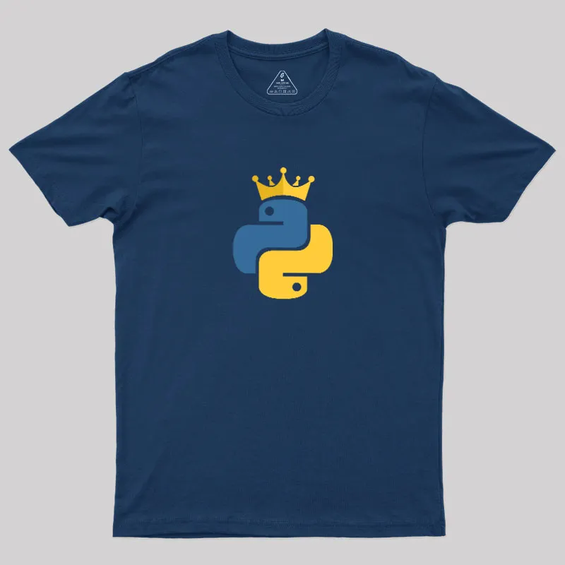 Python King Geek T-Shirt - Image 2