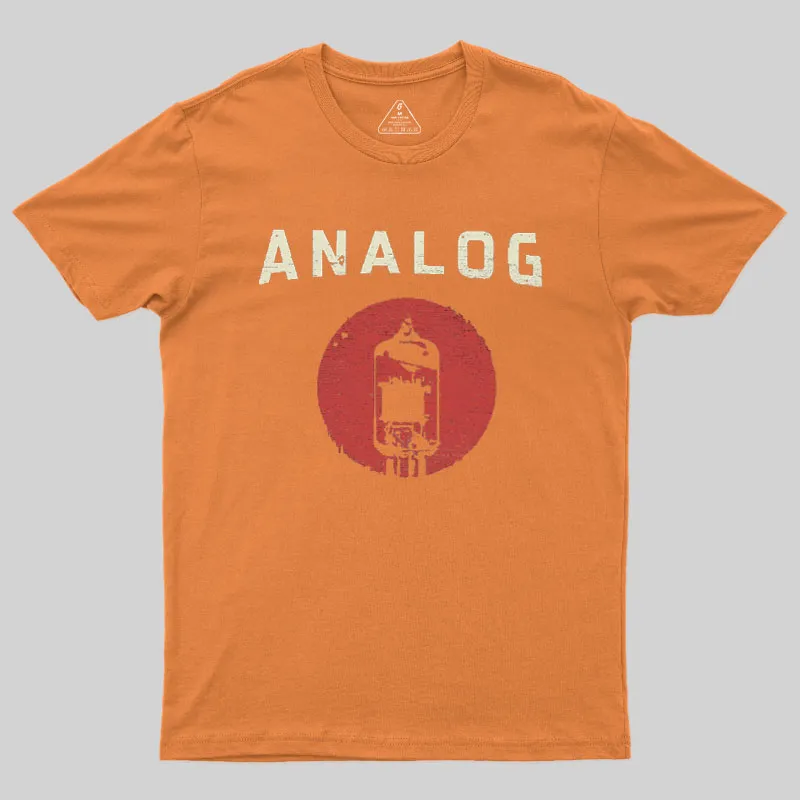 Vacuum Tube Analog Distressed Geek T-Shirt - Image 4