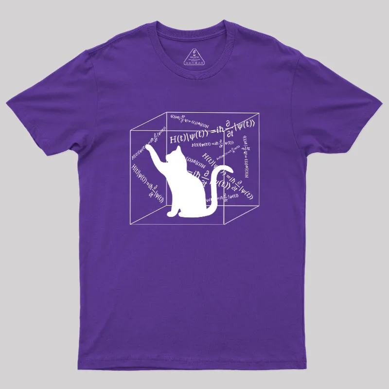 Schrodinger Cat In The Box Geek T-Shirt - Image 6