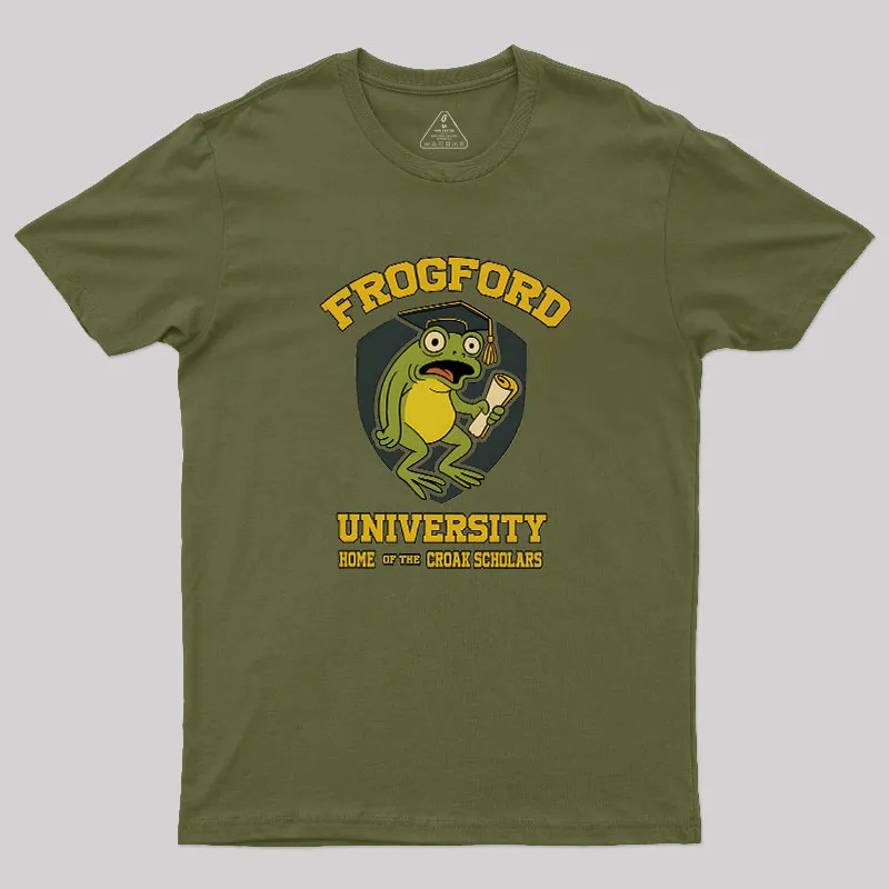 Frogford University – Home of the C Geek T-Shirt - Image 4
