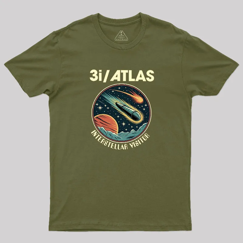 3I/ATLAS Interstellar Visitor 2025 Geek T-Shirt - Image 3