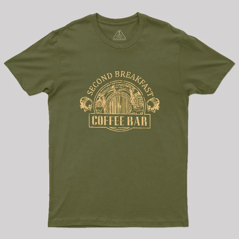 Second Breakfast Coffee Geek T-Shirt - Image 3