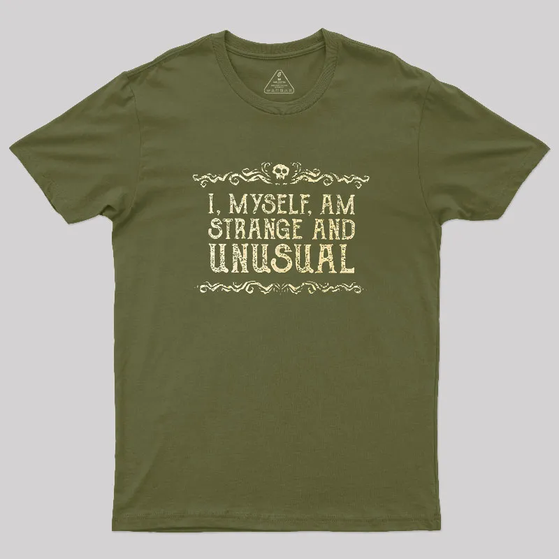 Strange and Unusual Geek T-Shirt - Image 3