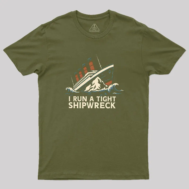 Tight Shipwreck Geek T-Shirt - Image 3
