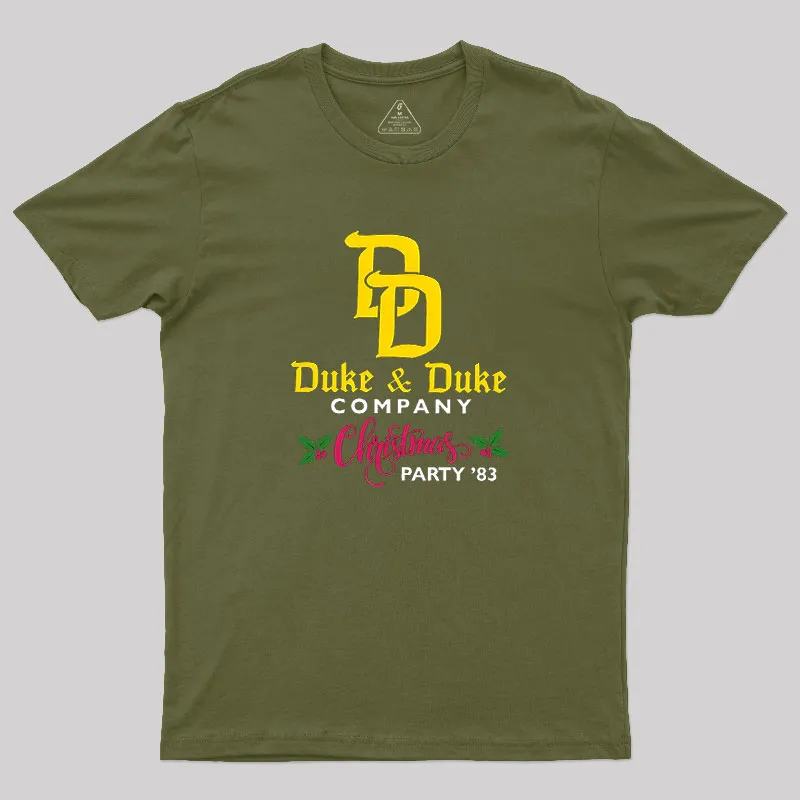 Duke & Duke Company Christmas Party 83 Geek T-Shirt - Image 3