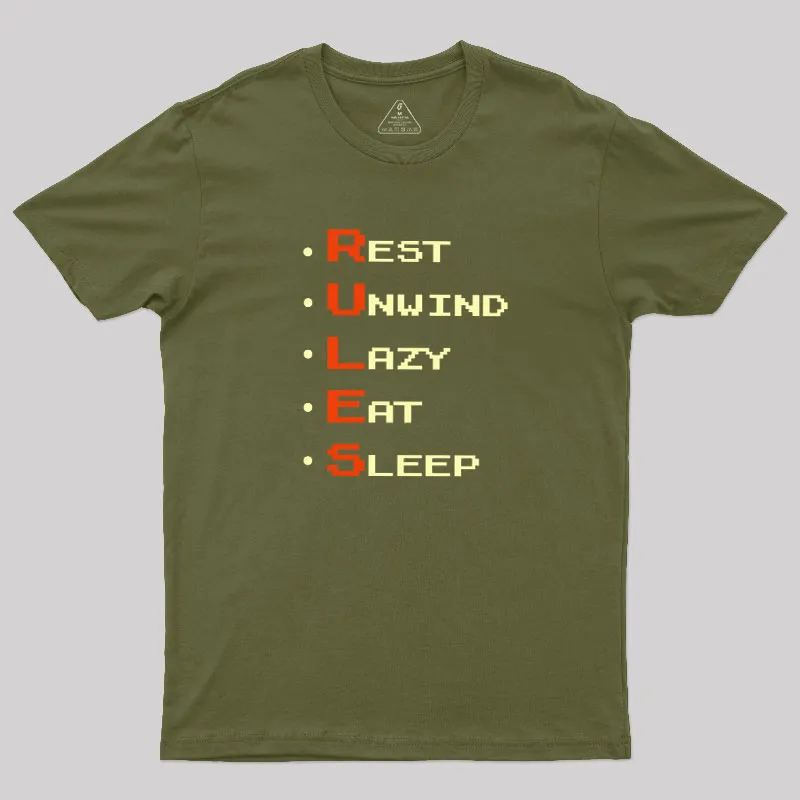 RULES Geek T-Shirt - Image 3