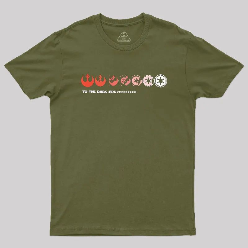 To The Dark Side Geek T-Shirt - Image 3