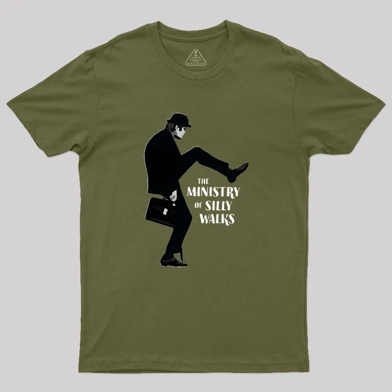 The Ministry Of Silly Walks Geek T-Shirt - Image 4