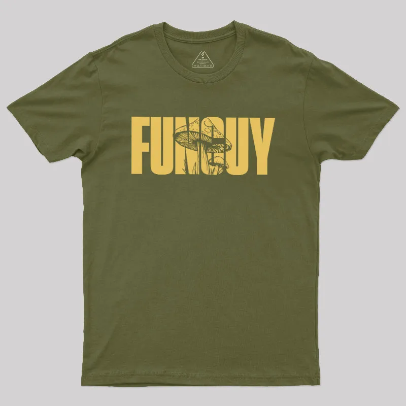 Fungi Fun Guy Geek T-Shirt - Image 3