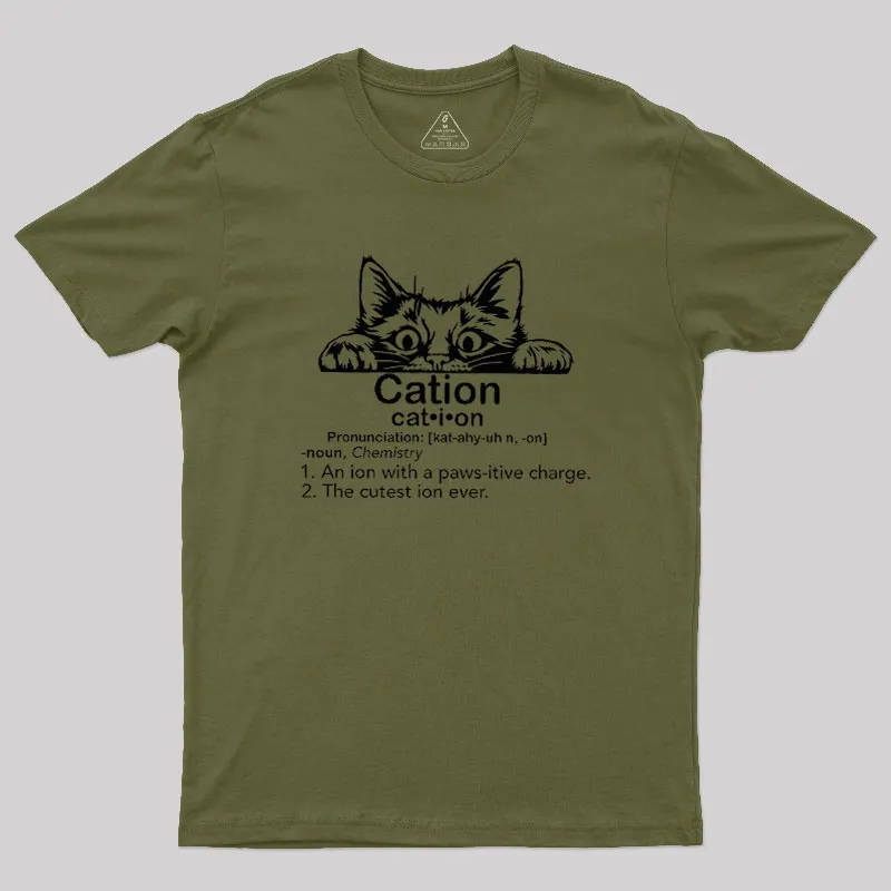 Cat-tion Geek T-Shirt - Image 2