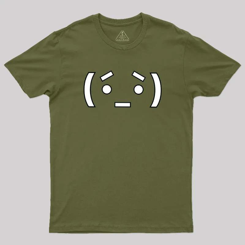 Nerdy Anime Emoticon Geek T-Shirt - Image 3