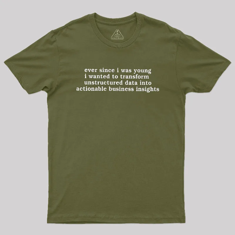 Ever Since I Was Young Geek T-Shirt - Image 3