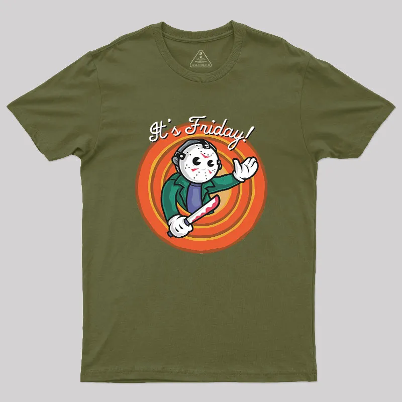 It's Friday Geek T-Shirt - Image 3