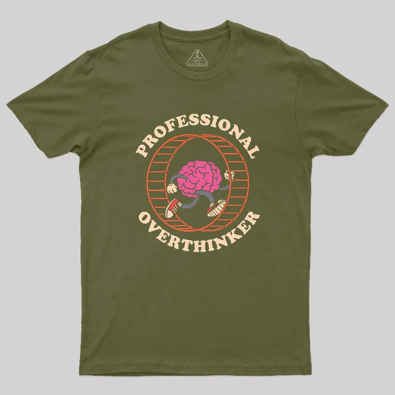 Professional Overthinker Geek T-Shirt - Image 3