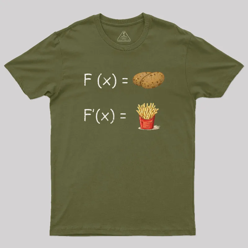 Potato Mathematics Geek T-Shirt - Image 3