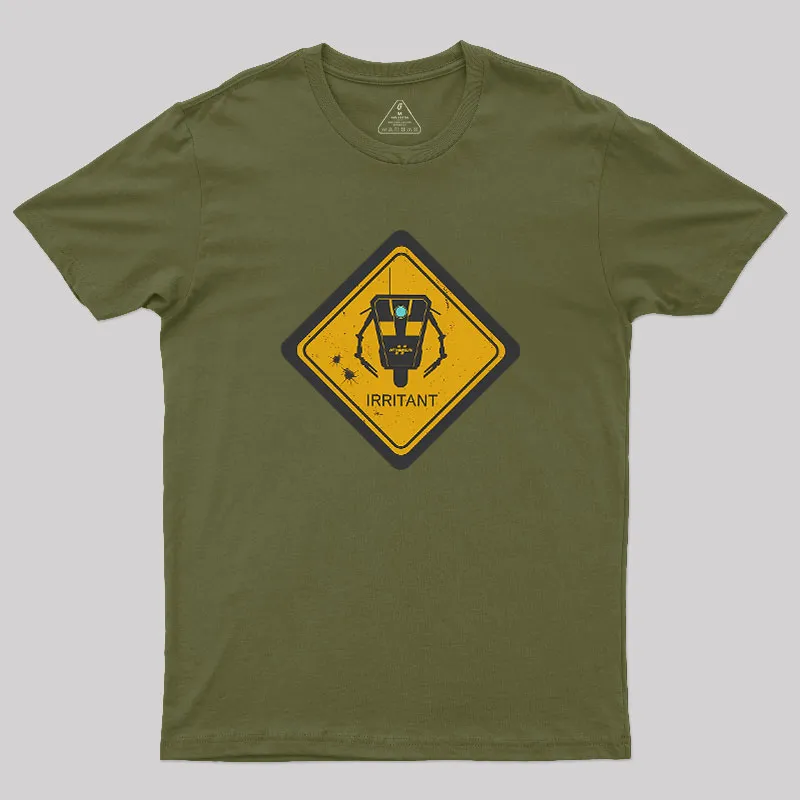 Caution: Irritant Geek T-Shirt - Image 3
