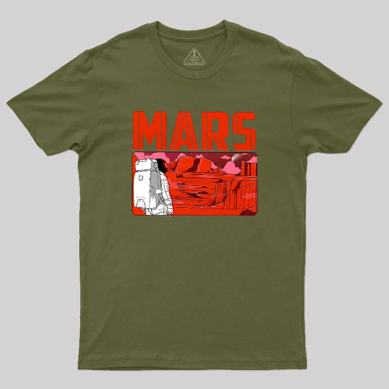 Explore Mars Geek T-Shirt - Image 3
