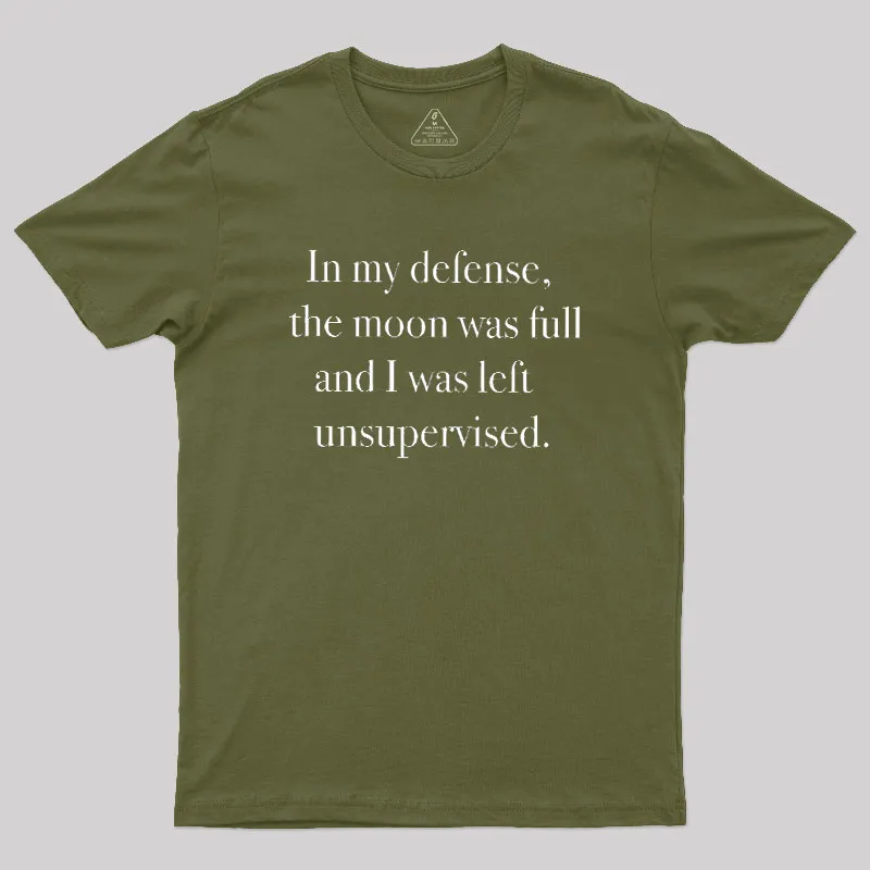 In My Defense Geek T-Shirt - Image 3