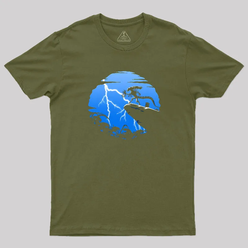 Alien king Geek T-Shirt - Image 3