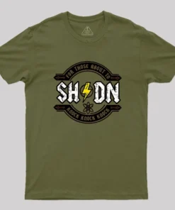 Alternative view of For Those About to Knock Geek T-Shirt