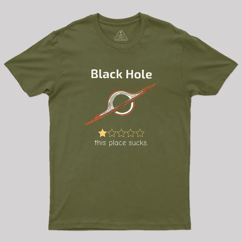 Black Hole Geek T-Shirt - Image 3