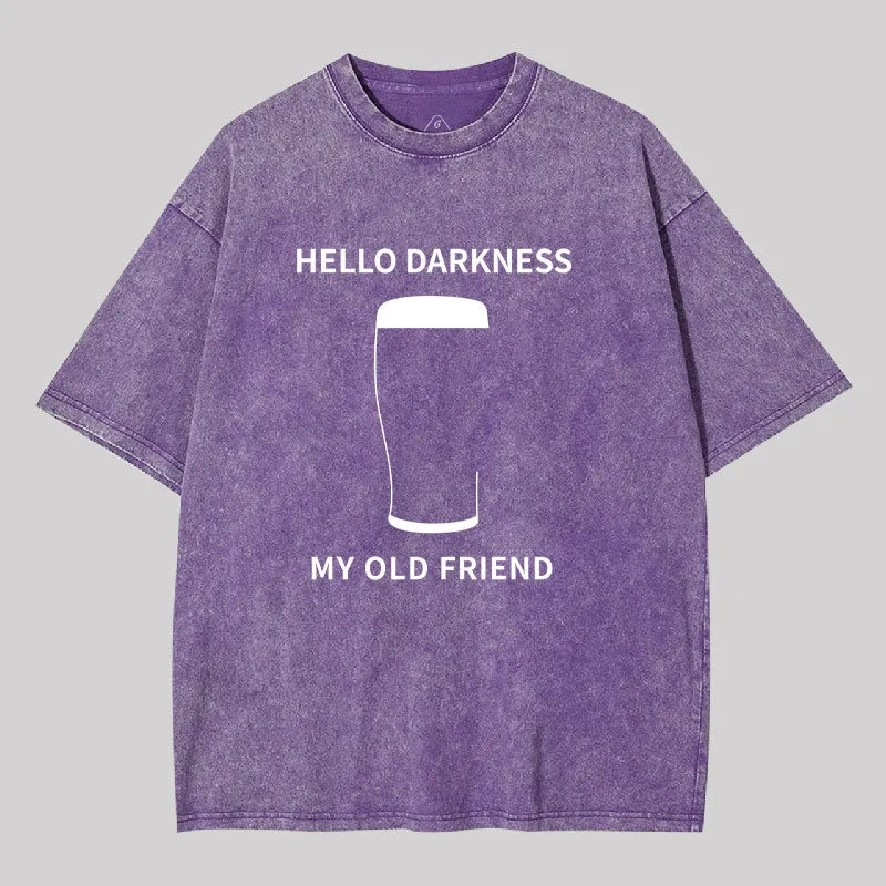 Hello Darkness My Old Friend Washed T-Shirt - Image 5