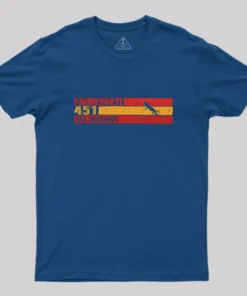 Alternative view of Fahrenheit 451 by Ray Bradbury Geek T-Shirt