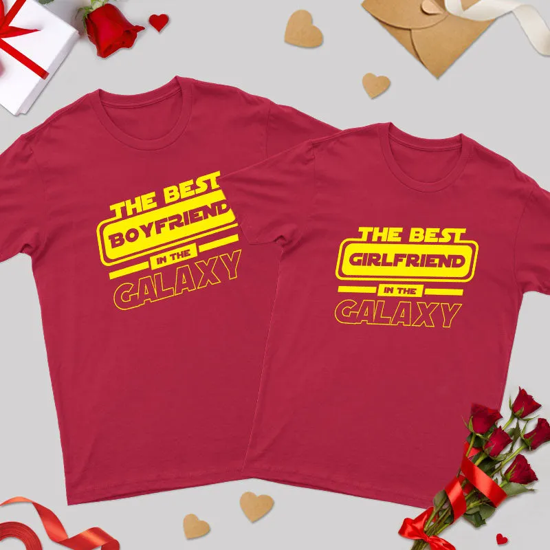 The Best In The Galaxy Geek Couple T-Shirt - Image 4
