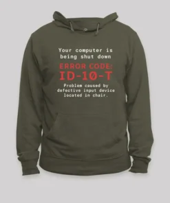 Your Computer is Being Shut Down Geek Hoodie