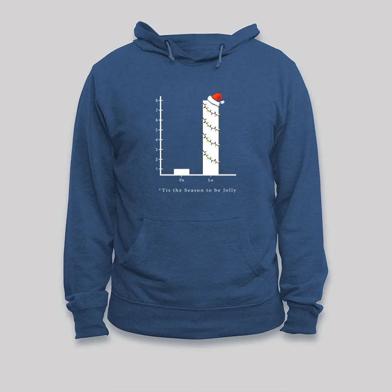 Christmas Carol Math Bar Graph Hoodie - Image 2