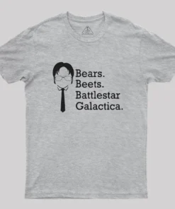 Bears Beets Battlestar Galactica Geek T-Shirt