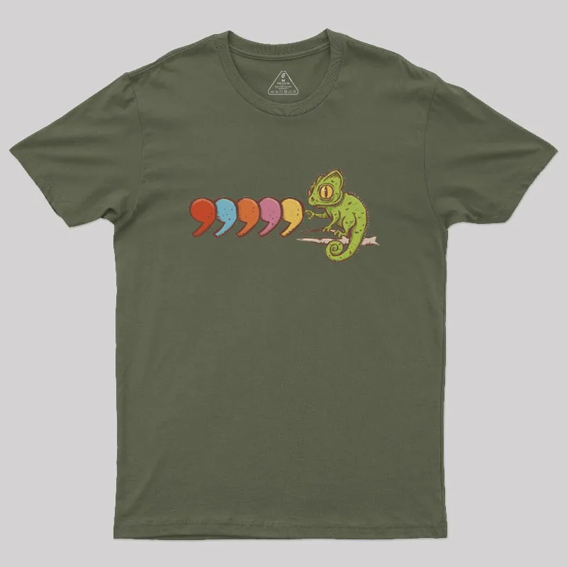 Comma Chameleon Geek T-Shirt - Image 3