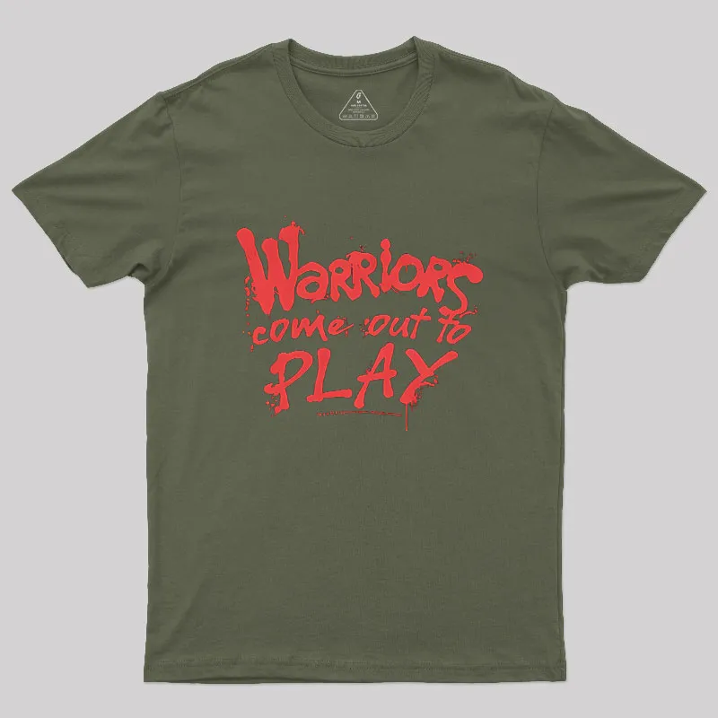Come Out To Play Warriors Geek T-Shirt - Image 3