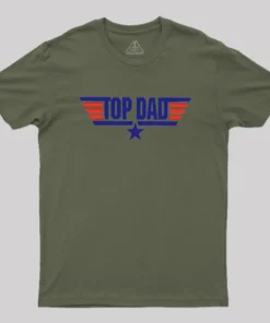 Alternative view of Top Dad Geek T-Shirt