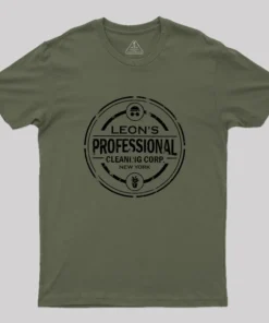 Alternative view of Leon's Professional Cleaning Corp Geek T-Shirt
