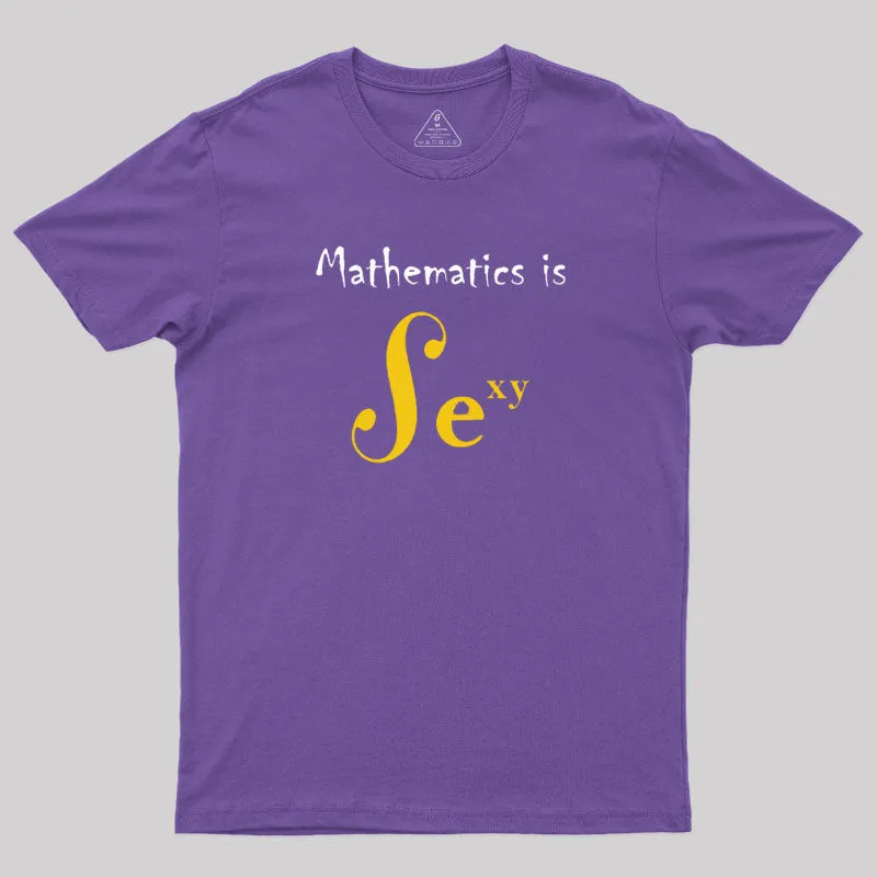 Mathematics is Sexy T-Shirt - Image 4