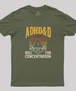 ADHScifi Dice Geek T-Shirt