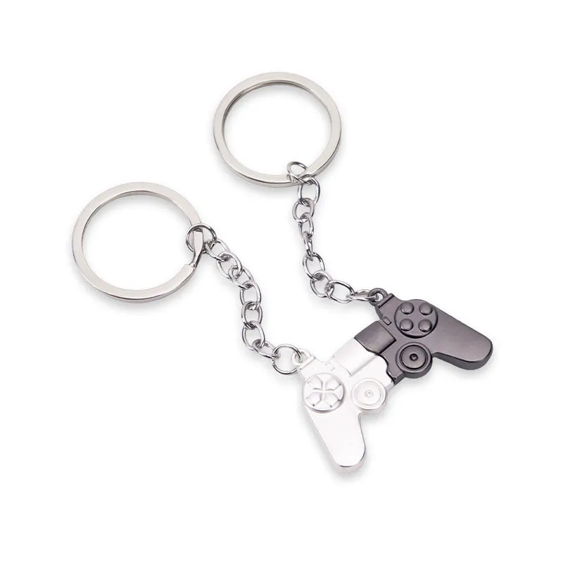 Gamepad Stainless Steel Spliced Keychain - Image 2
